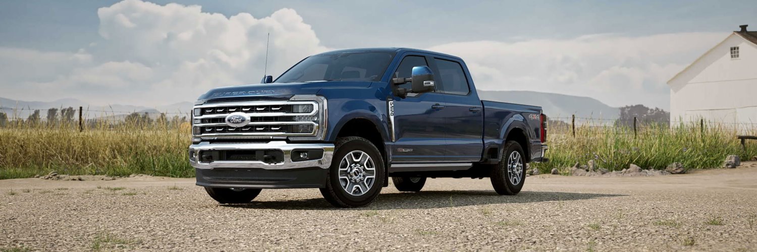 2023 Ford F-250 Silver F250 in rural area