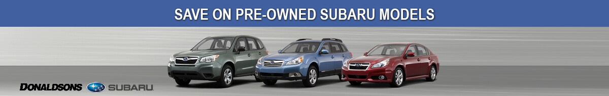 Save On Pre-Owned Subaru Models