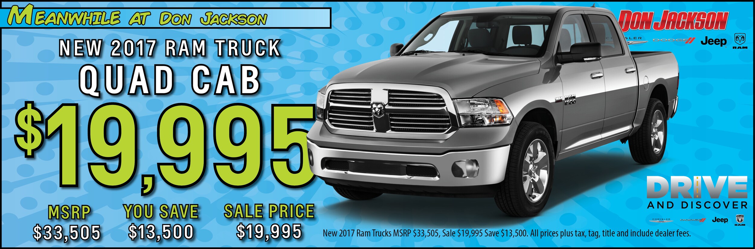 New Car Specials & Deals at Don Jackson Chrysler Dodge Jeep Ram Union