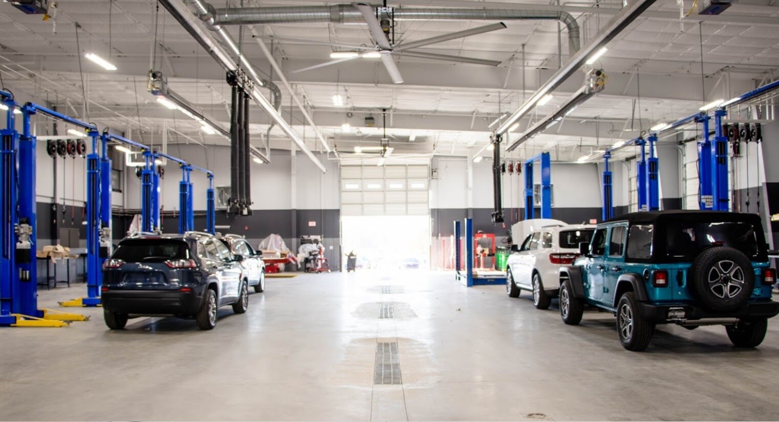 Don Jackson North Car Dealership's Service center, service bays