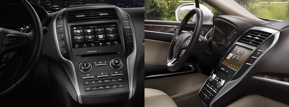 Interior of the 2017 Lincoln MKC in Mount Vernon, OH