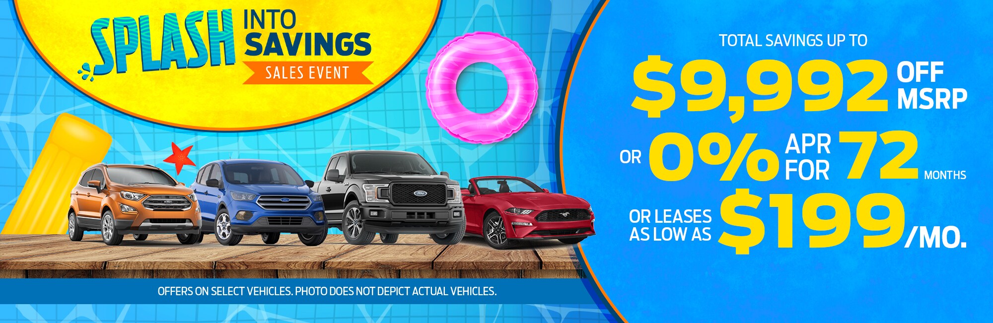 Splash Into Savings Sales Event
