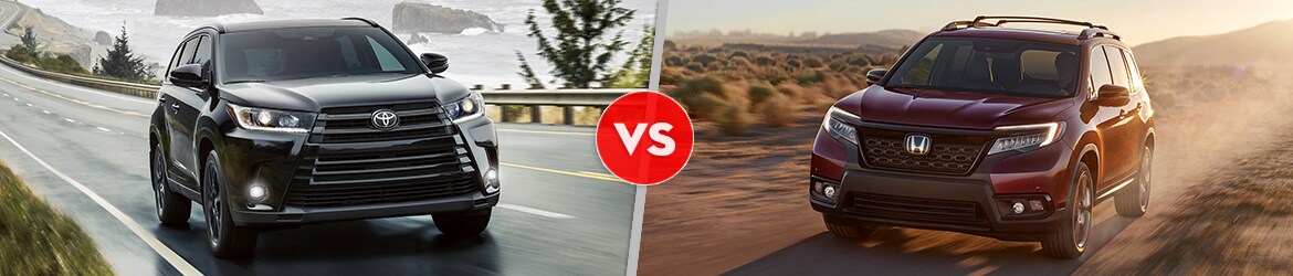 2019 Toyota Highlander Comparison