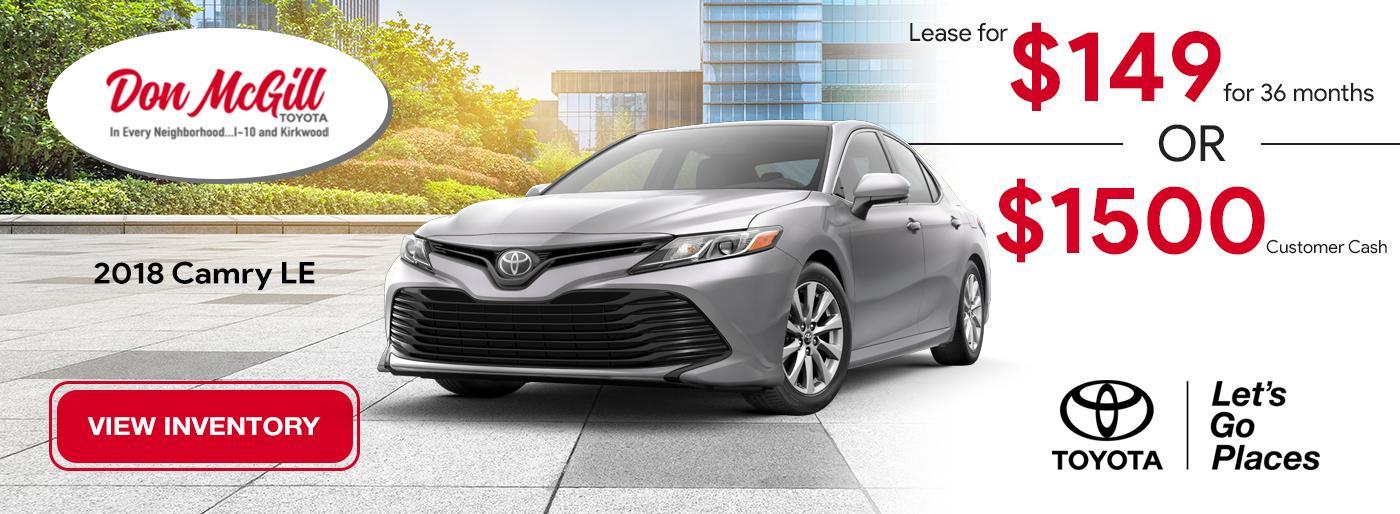 Don McGill Toyota of Houston - June 18 - 2018 Camry LE Banner.jpg