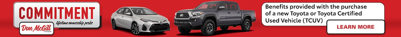 Don McGill Toyota Lifetime Customer Commitment