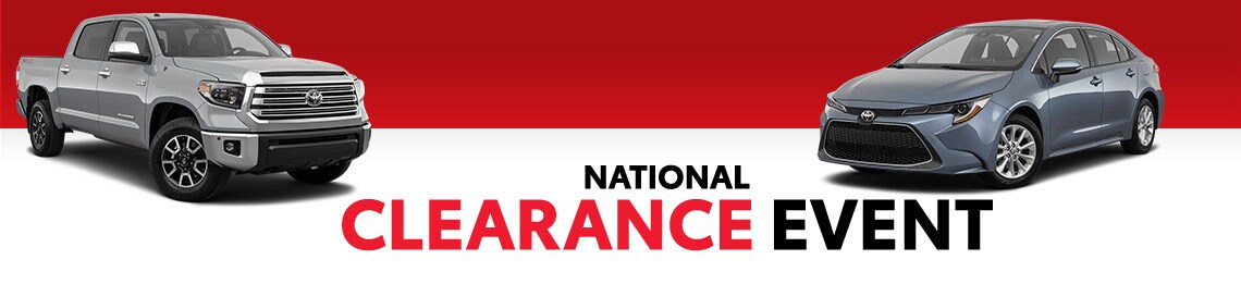 Toyota National Clearance Event