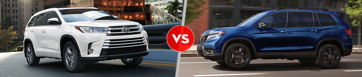 2019 Toyota Highlander Comparison