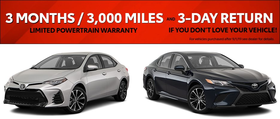 Toyota of Katy Used Vehicle Commitment