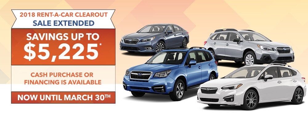 Save up to $5,225 on 2018 Rent-A-Car Clearout. Cash purchase or financing is available. No Frieght and PDI Fee. Save up to $5,225 on 2018 Rent-A-Car Clearout. Cash purchase or financing is available. No Frieght and PDI Fee.