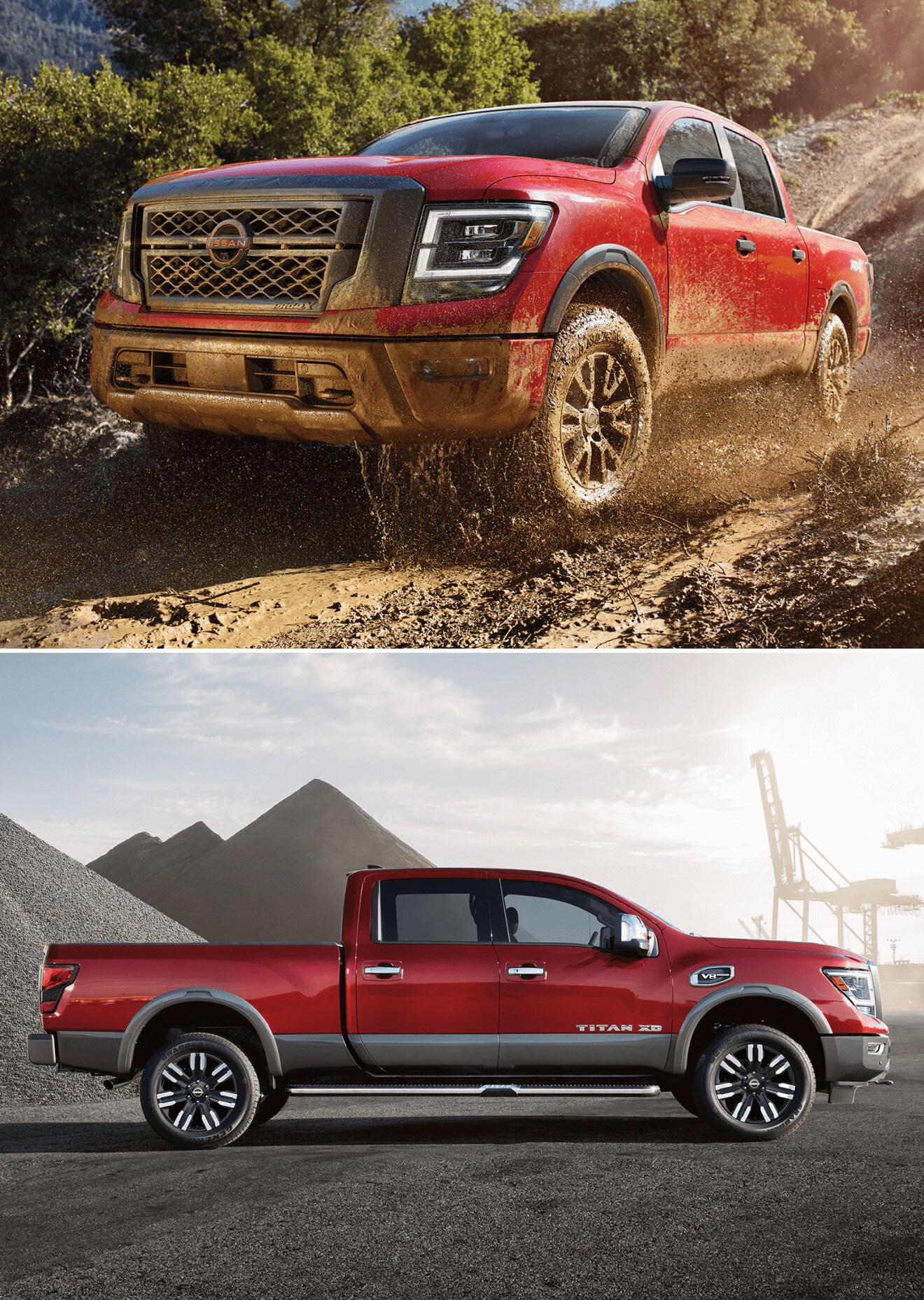 2024 Nissan TITAN vs. Chevy Silverado 1500: Trim Levels
