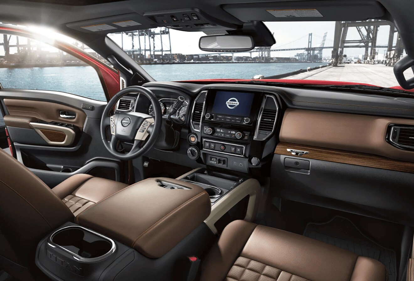 Compare the Nissan TITAN vs. Chevy Silverado 1500 Interior