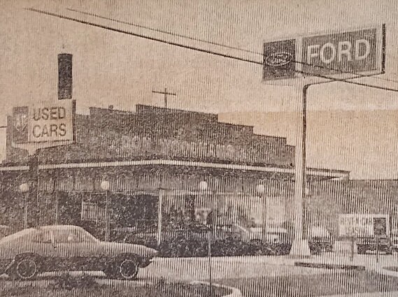 Woodhams Ford 1972 Woodhams Ford dealership 1972