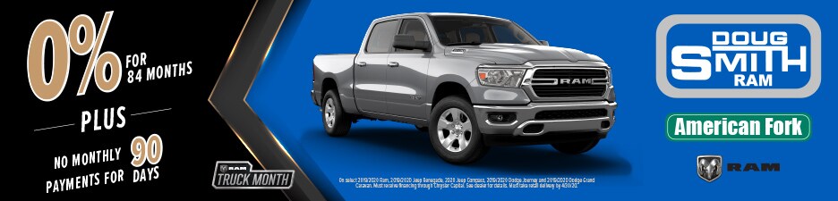 March 2020 Ram Truck Special Offers in Utah - Utah CDJR Dealer