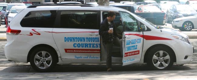 Downtown Toyota of Oakland Shuttle Downtown Toyota of Oakland Shuttle