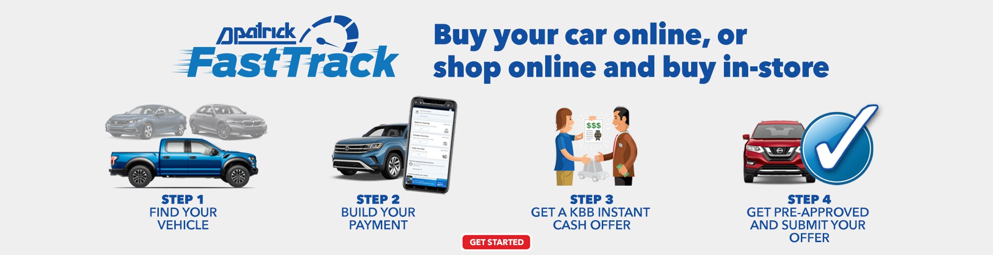 Buy a Ford online at D-Patrick Boonville Ford with D-Patrick FastTrack Buy a Ford online at D-Patrick Boonville Ford with D-Patrick FastTrack