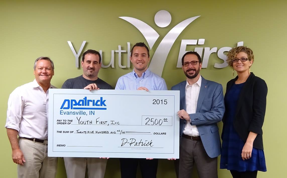 evansville ford dealership donates to youth first evansville