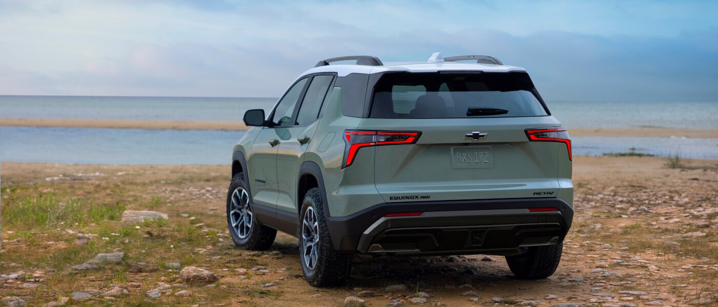 2026 Chevy Equinox Exterior Facing Away On Rocky Shore