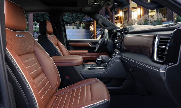 2025 GMC Sierra 1500 Interior Front Seats Side View