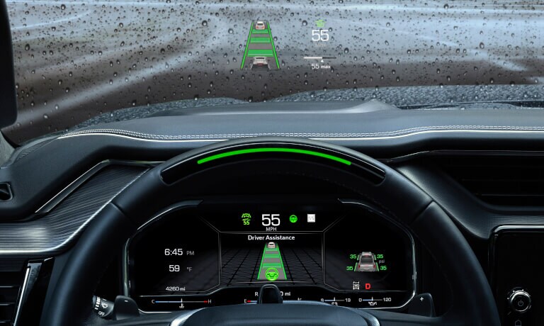 2025 GMC Sierra 1500 Interior Driver HUD