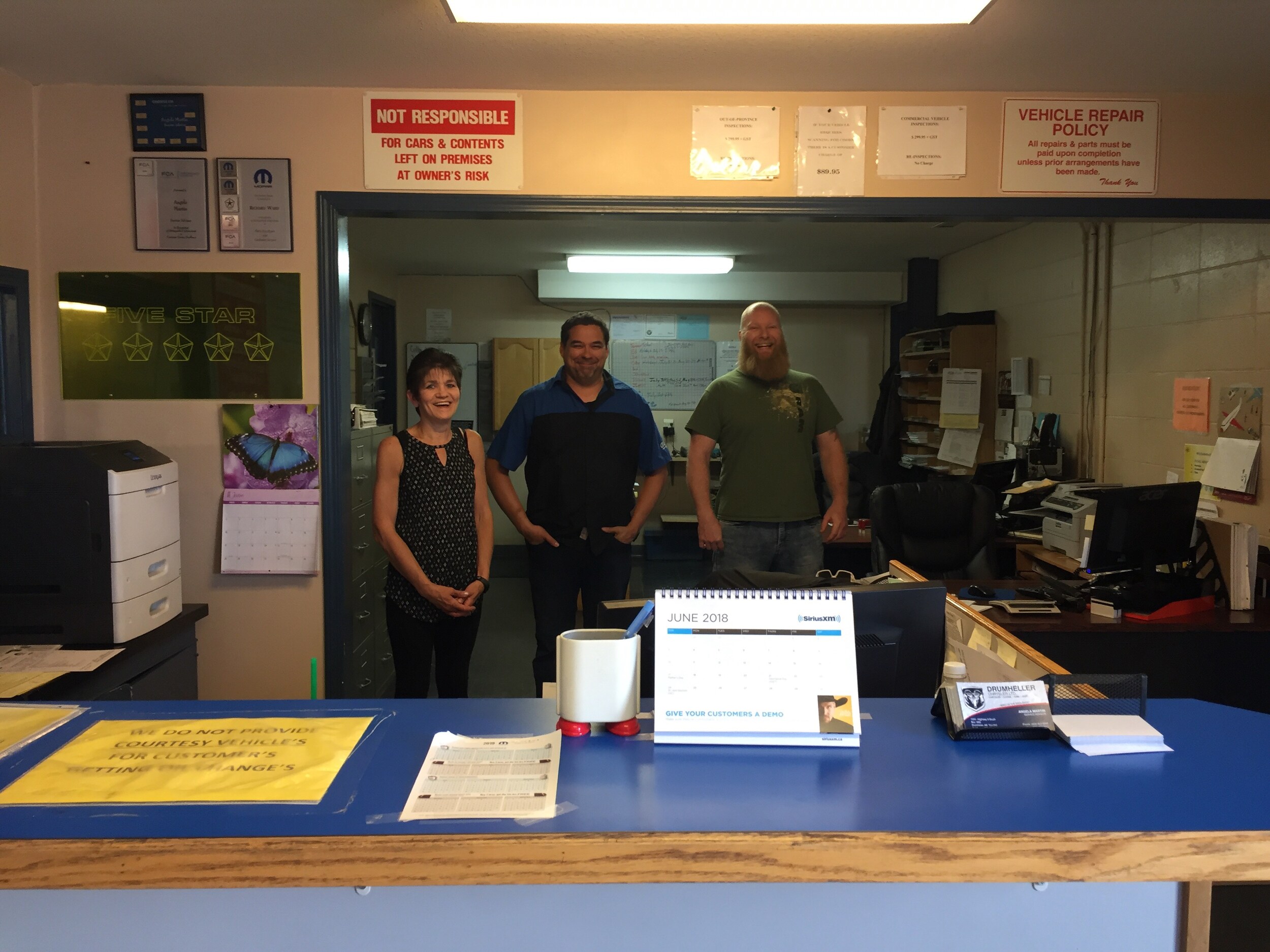 Drumheller Chrysler Service