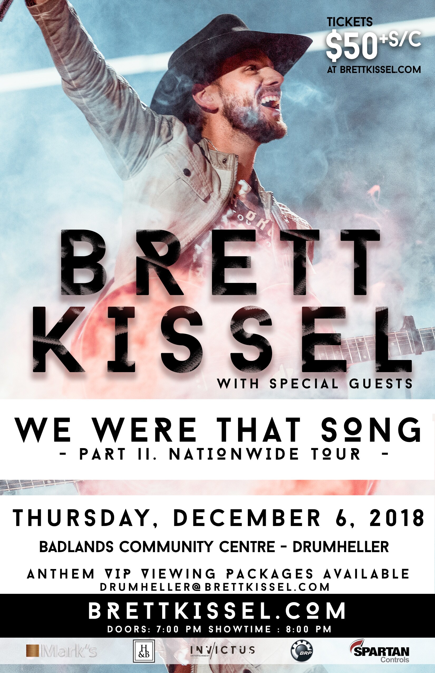 Brett Kissel Tickets Drumheller Chrysler