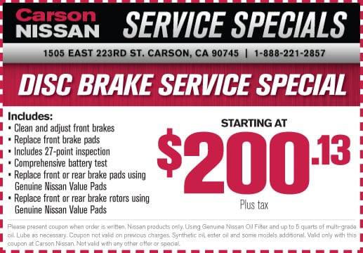 Nissan chantilly oil change coupon #6