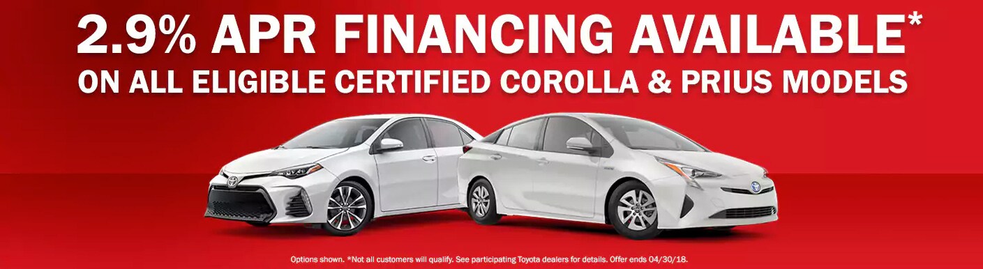 Certified Used Toyota APR Offers