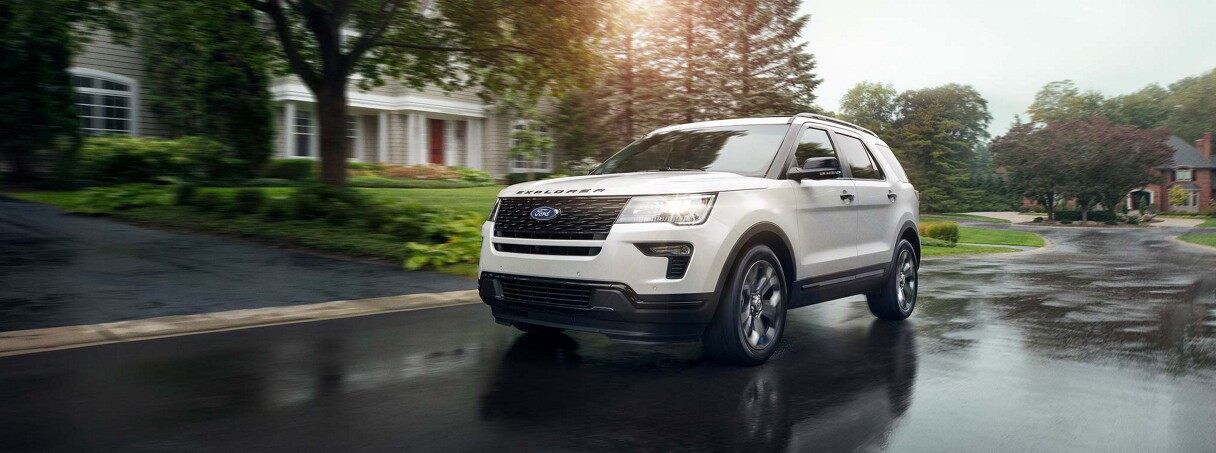 2019 Ford Explorer on residential street