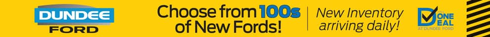 Choose from 100s of New Ford Vehicles