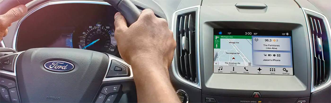 2019 Ford Escape with Ford Sync on the touchscreen