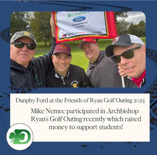 dunphy ford in the community archbishop ryan golf outing.png