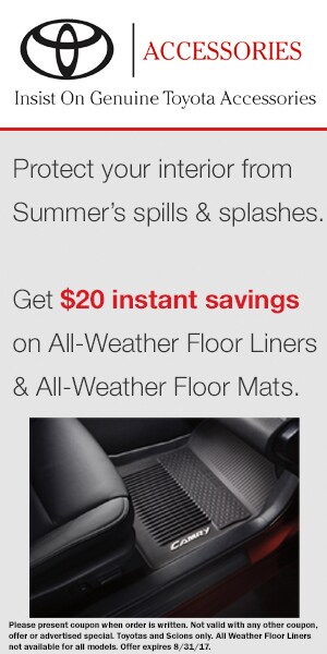 2017 August Service Offer
