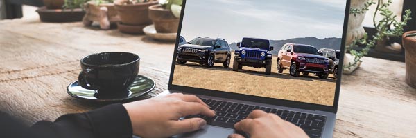 Sales Open - person on computer