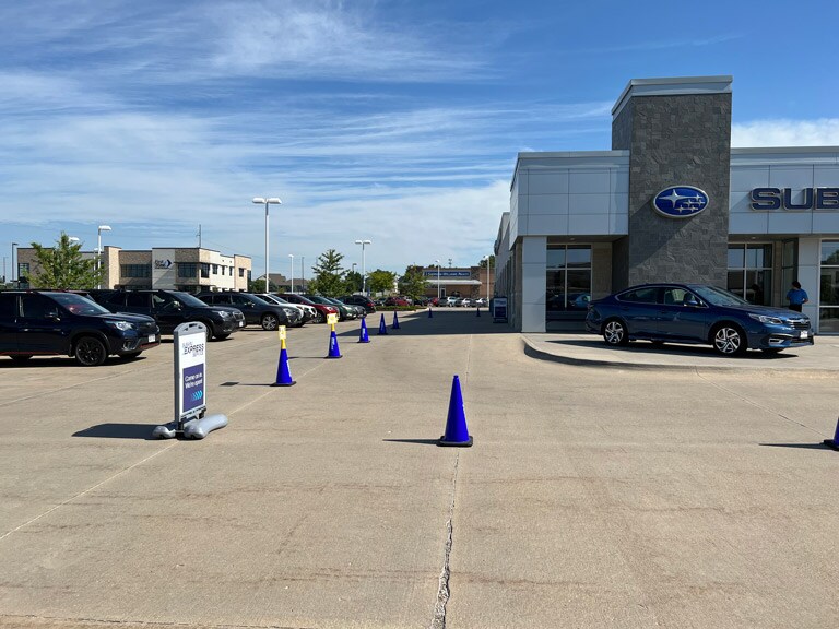 DuTeau Subaru Temporary Service Drop-off