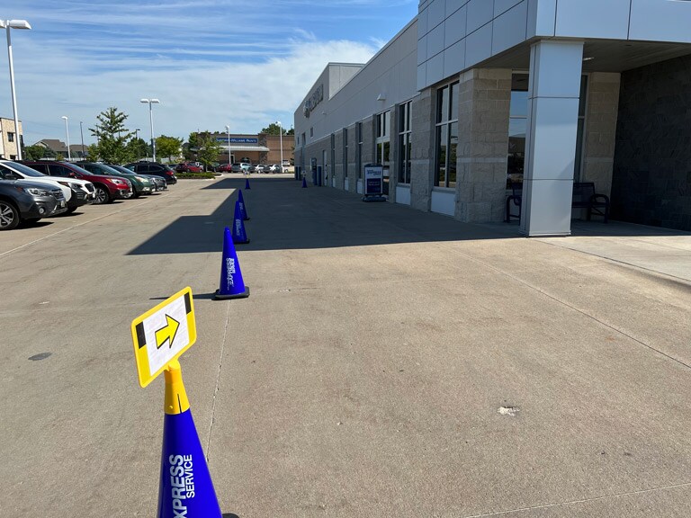 DuTeau Subaru Temporary Service Drop-off Location