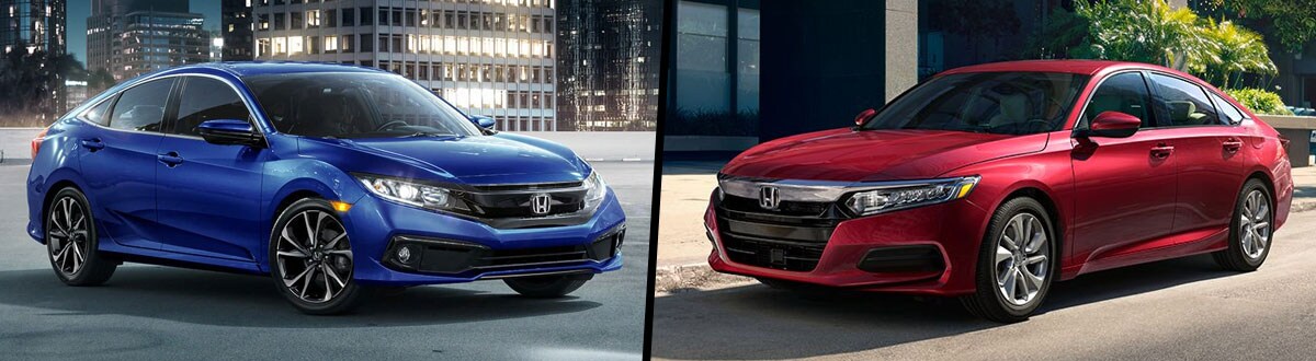 2020 Honda Civic vs 2020 Honda Accord