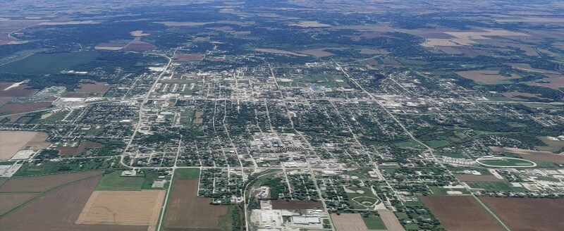 Charleston, IL Aerial View