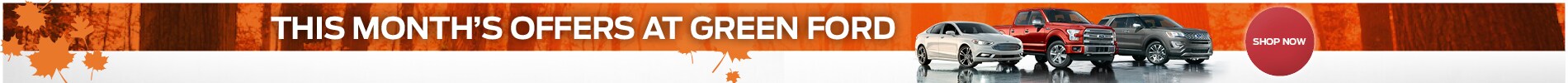 This Month's Offers at Green Ford