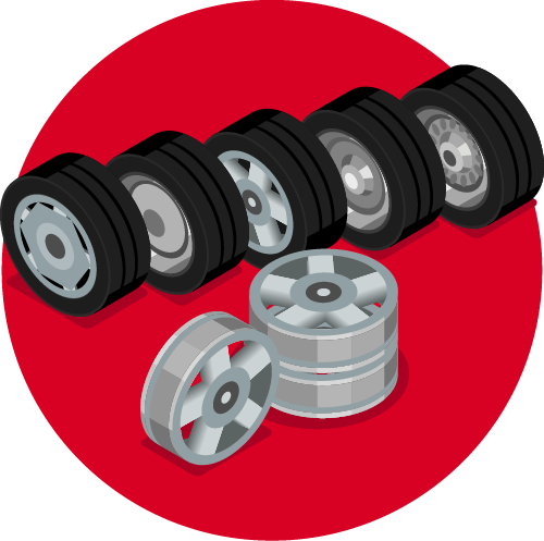 How to rotate your Toyota tires at Johnstons Toyota in New Hampton