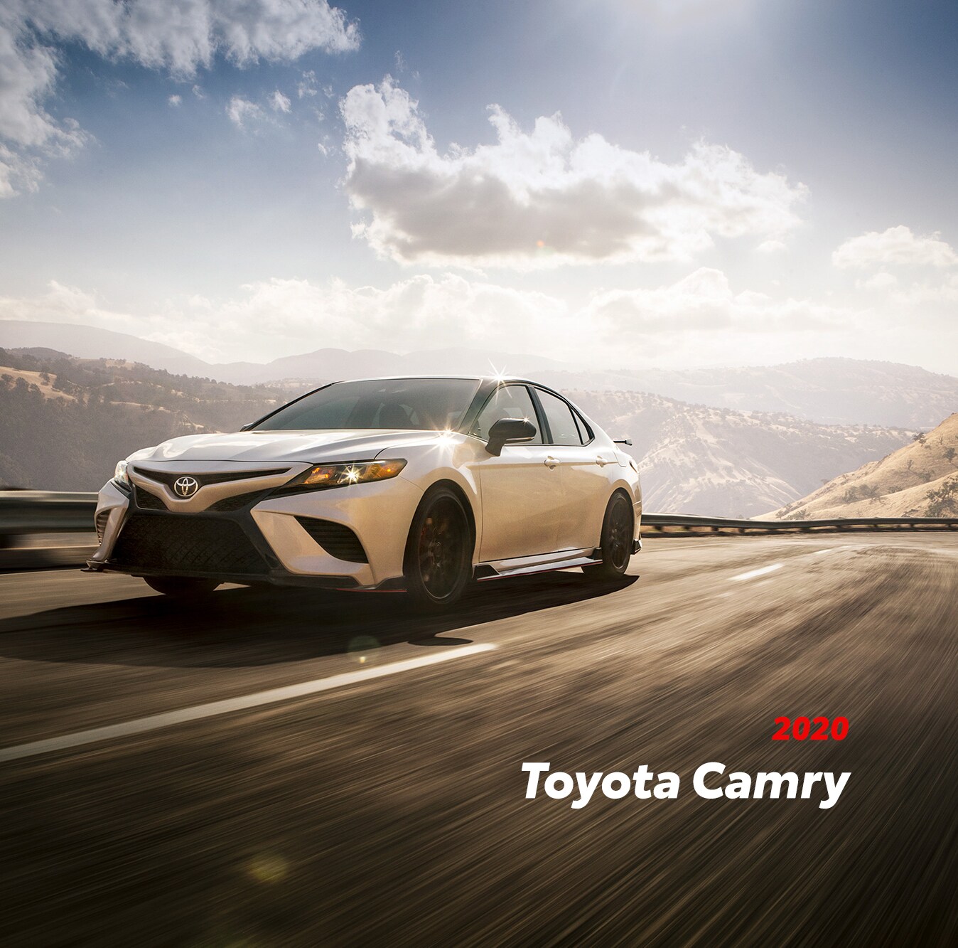 Model Features of the 2020 Toyota Camry at Johnstons Toyota of New Hampton | 2020 camry running on the street