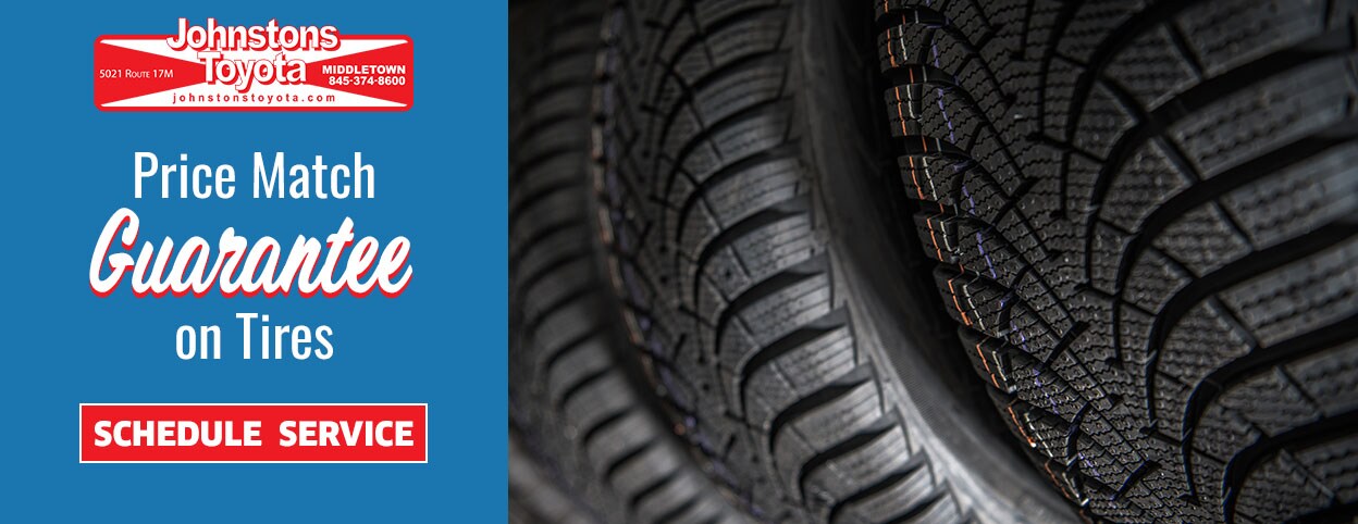 Tire Price Match Guarantee | Johnston's Toyota