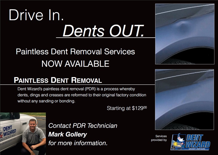 Drive in Dents Out
