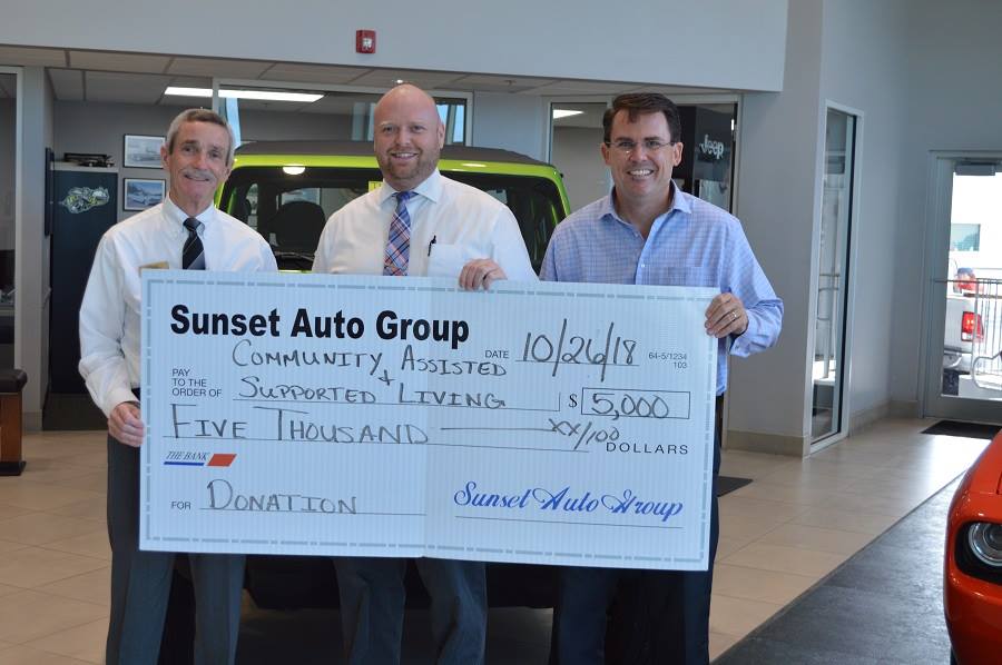 Community Assisted and Supported Living 2018 donation