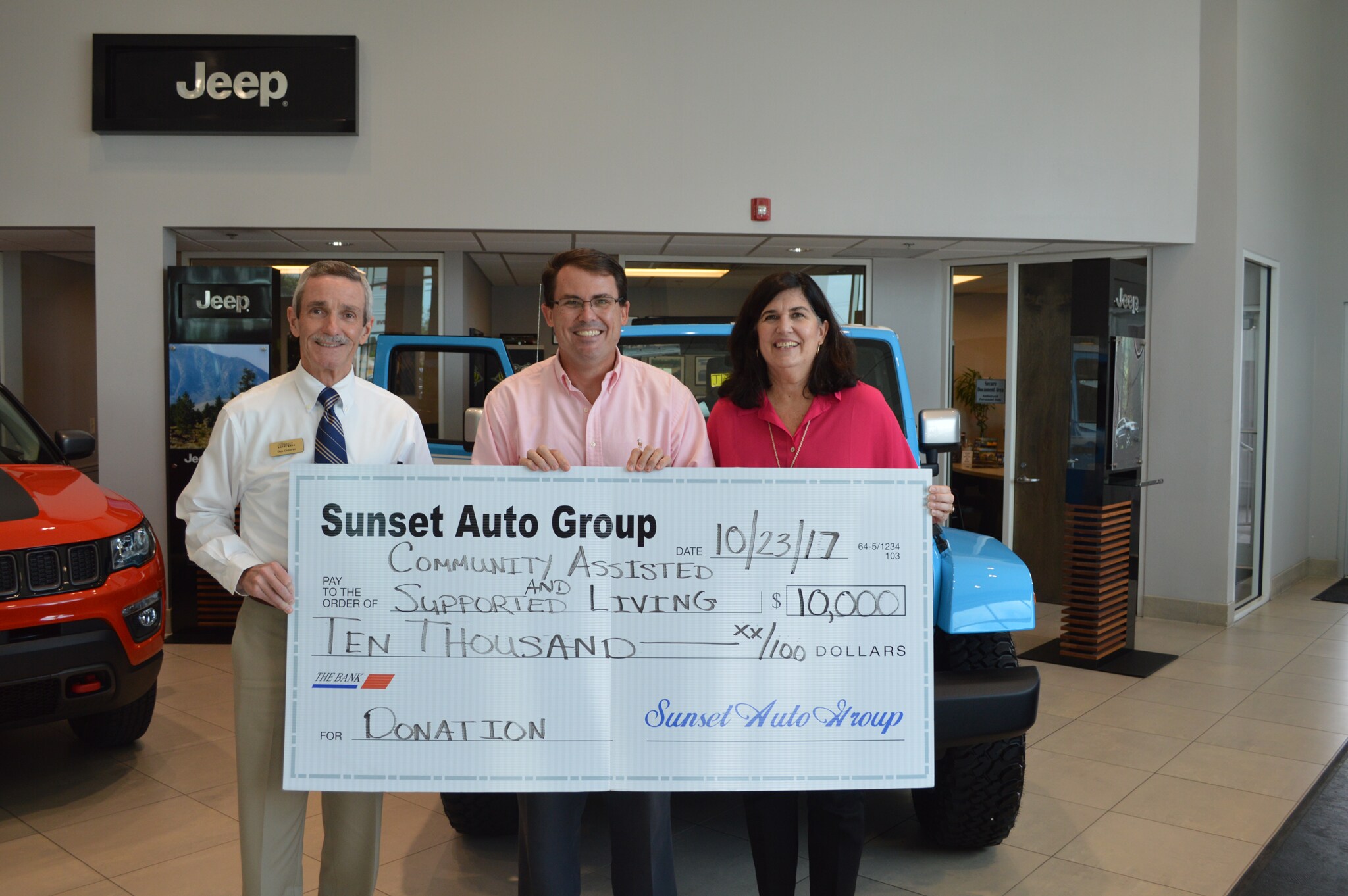 Community Assisted and Supported Living 2017 Donation