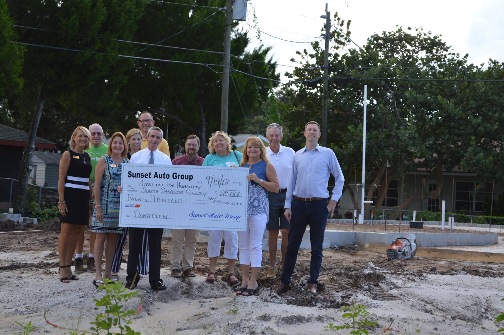Habitat for Humanity 2018 donation