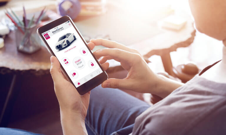NissanConnect® on smartphone