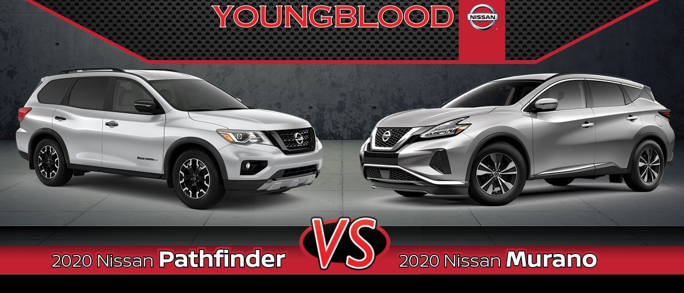 2020 Nissan Pathfinder vs. Nissan Murano Design, Performance, Tech