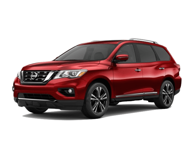 2020 Nissan Pathfinder Platinum A red 2020 Nissan Pathfinder Platinum