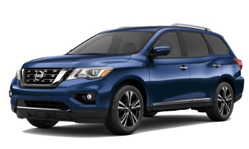 Nissan Pathfinder A blue Nissan Pathfinder