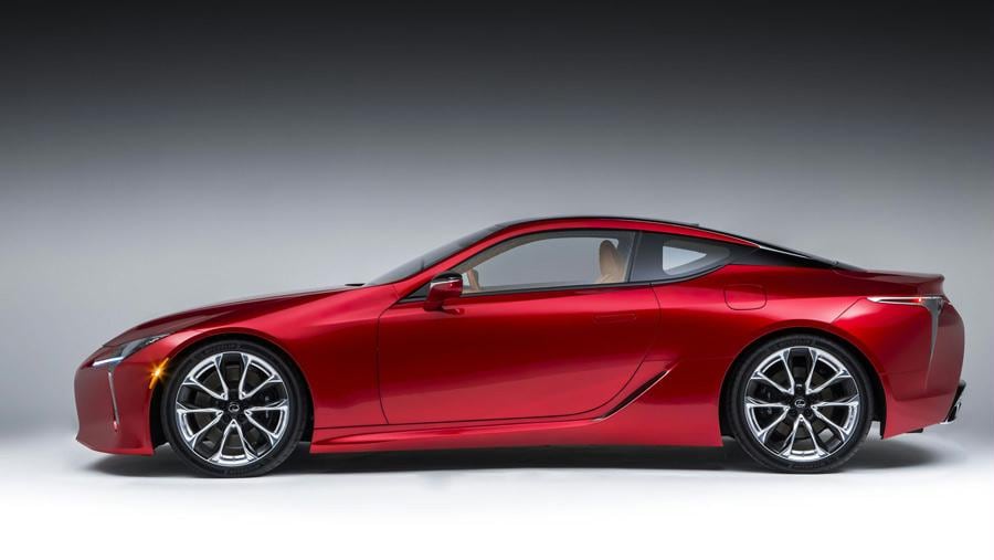 2017 Lexus LC 500 Side Profile Design